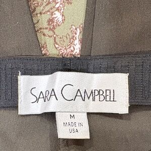 Sara Campbell Charcoal and Olive Dress